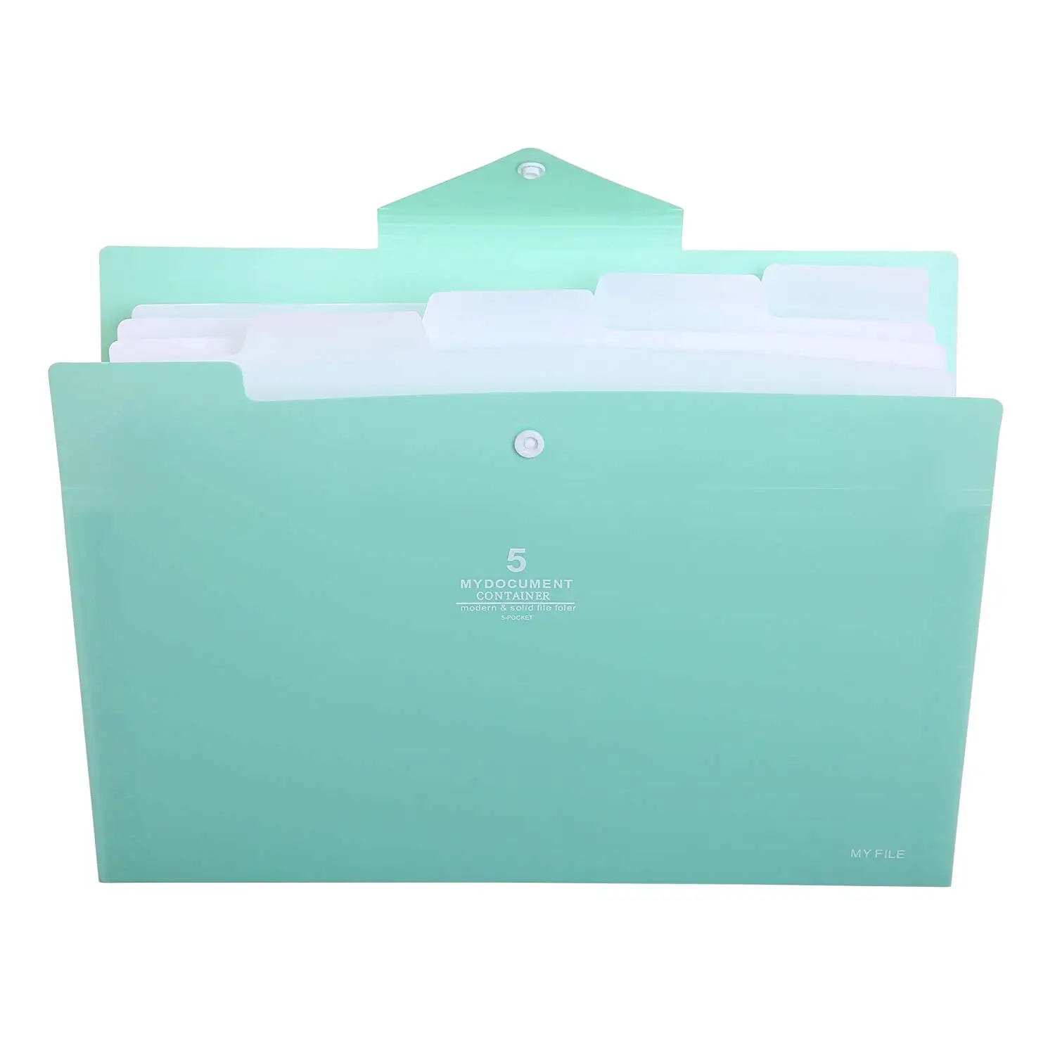 Office File Folders with 8 Pockets Letter Size Expanding Accordion Document Paper File Organizer