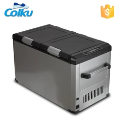 Colku 60L DC Mobile Fridge Dual Compartment Medical Car Refrigerator Micro Rv Freezer
