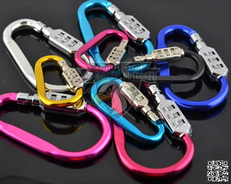 ассорти размер алюминиевый сплав код замок карабина цветные крюк держатель