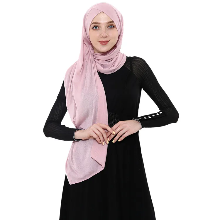 Gamis Muslim Tudung Indonesia Cotton Hijab Scarf Women Jersey Arab Hijab Sex Picture Hijabs Ladies Fashion Scarf Batik Wholesale