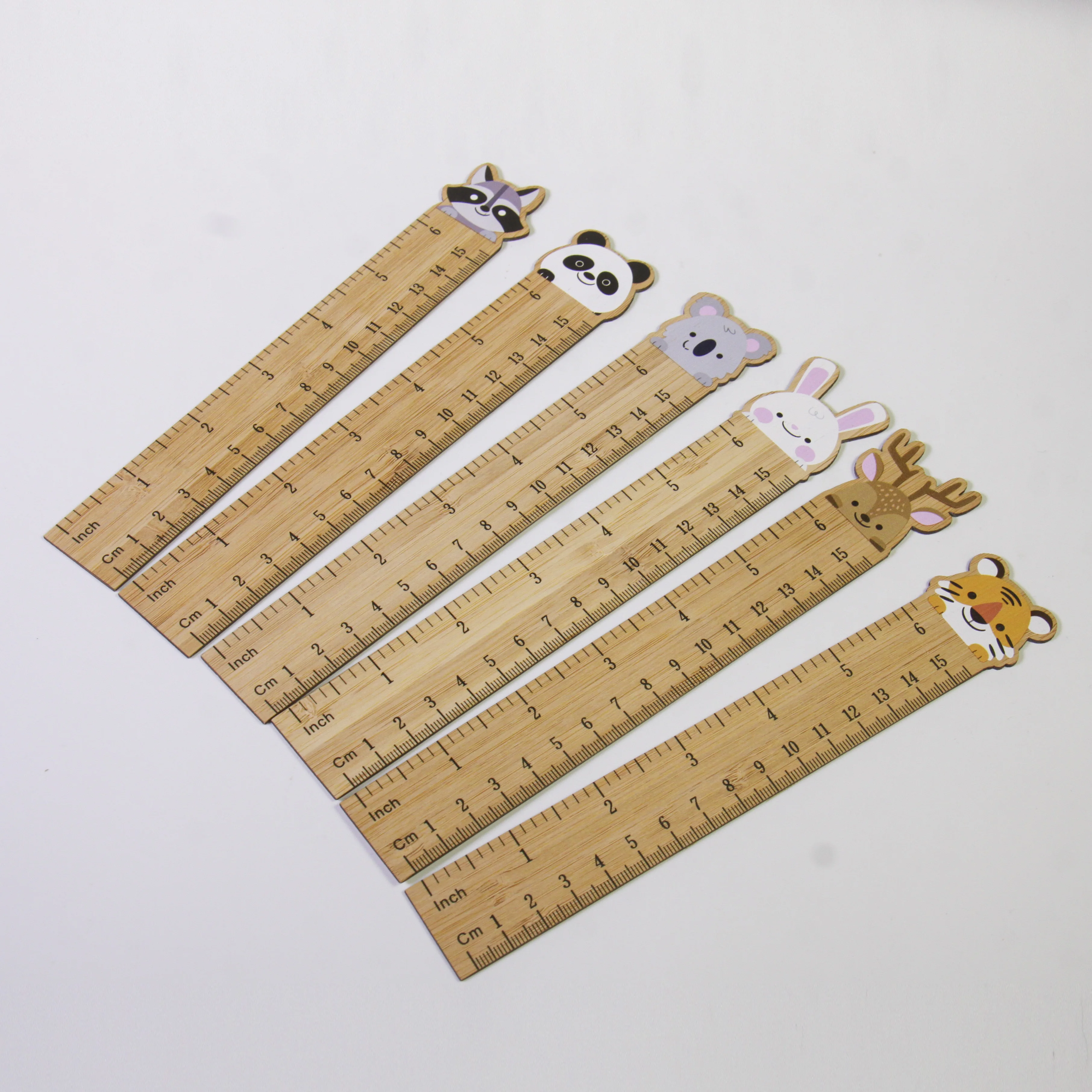 new design animal wooden ruler