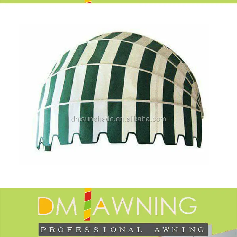 Restaurant Project Half Round Dome Awnings