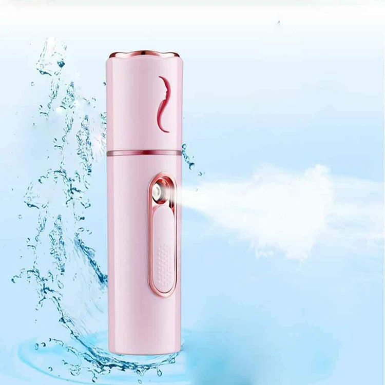 Nano Handy Mist Spray Sliding Facial Mini Steamer Cool Hydrating Atomization Eyelash Extensions