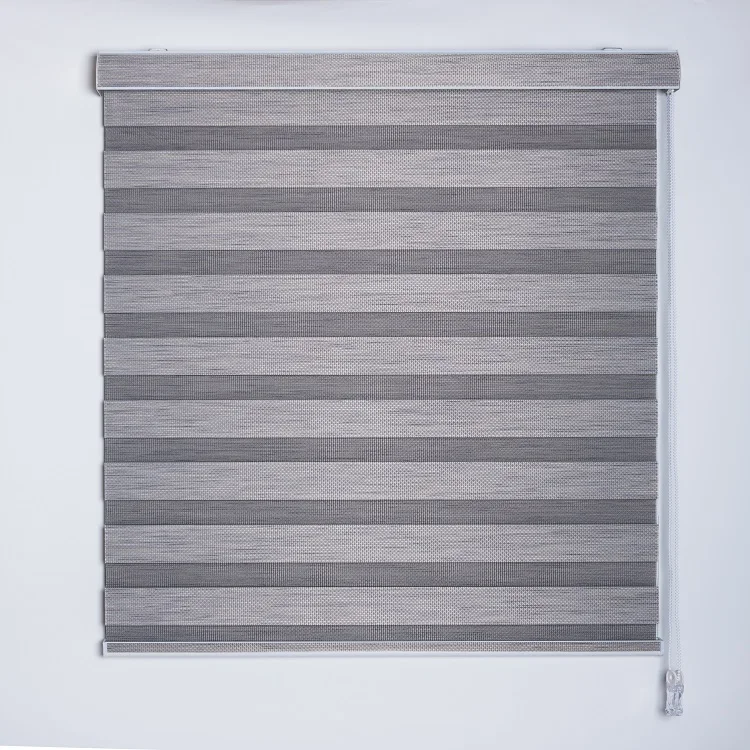 Тканевая шторка «Зебра» для кухни, размер клиента