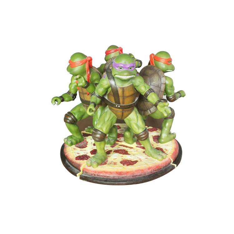 
Custom design resin Teenage Mutant Ninja Turtle 3d figurine for home decoration 