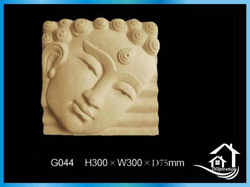 Природный литая камень Будда рельеф