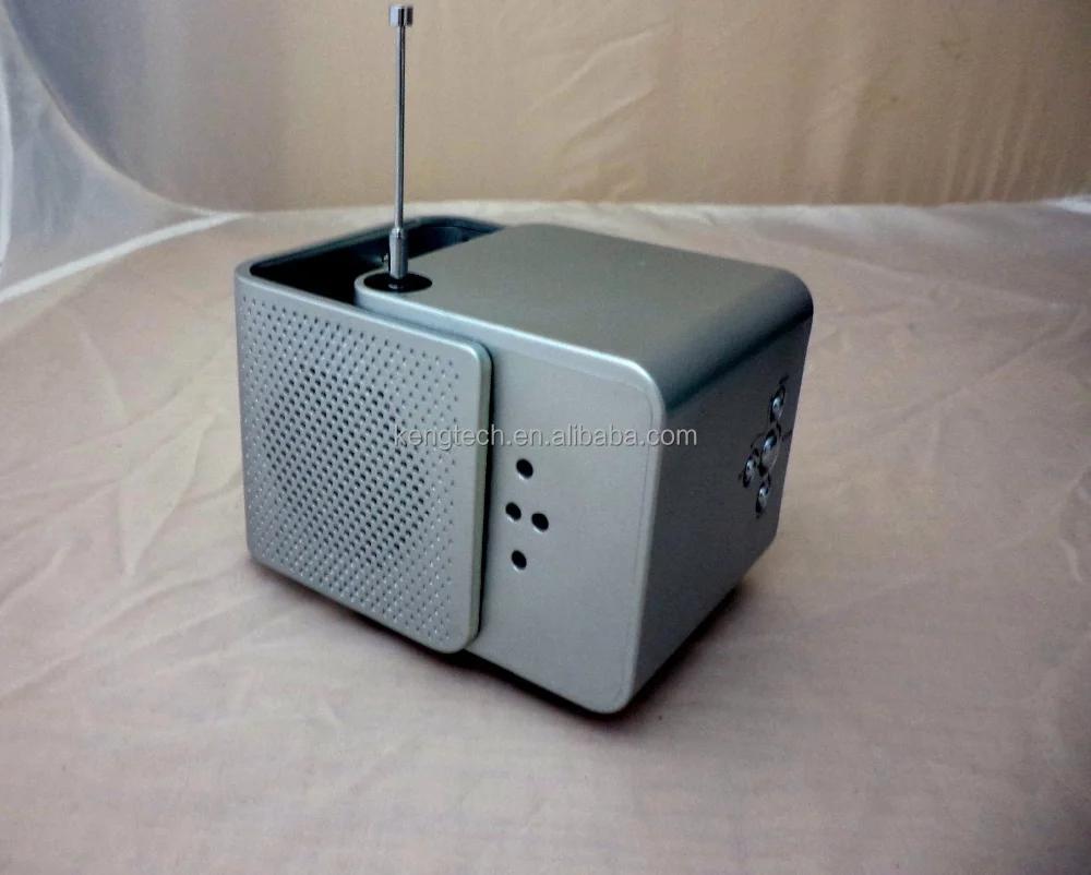 CT-811 Fancy Cheap Cube Shape Slip N Slide Digital Tuning Radio