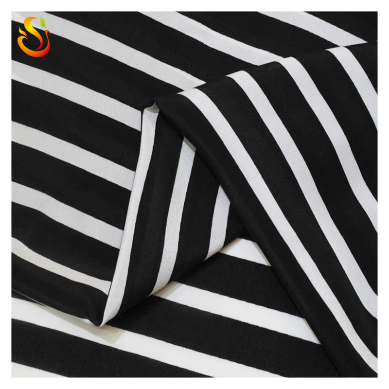 
Wholesale 140cm silk crepe DE chine print 16mm silk dress pure silk fabric 