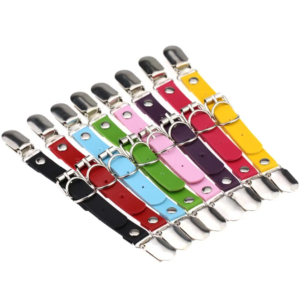 
Punk Women Sexy Leather Adjustable Leg Stockings Garter Duckbill Garter Belt Clip 