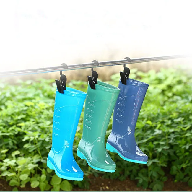 Wholesale Customized Waterproof Non Slip Custom Logo Special Purpose bota de lluvia para mujer Women Rain Shoes PVC Safety Boots