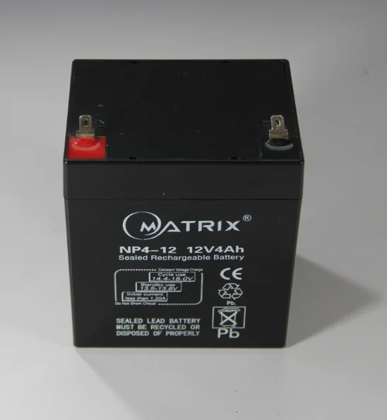 12V 4AH vrla sealed maintenance free lead acid storage battery