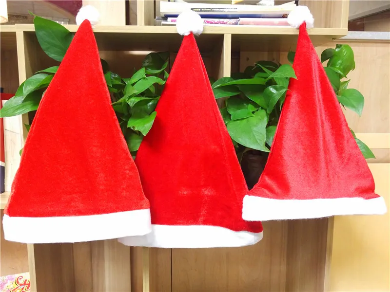 Free shipping custom printing your company or your team logo custom print christmas hat santa hat