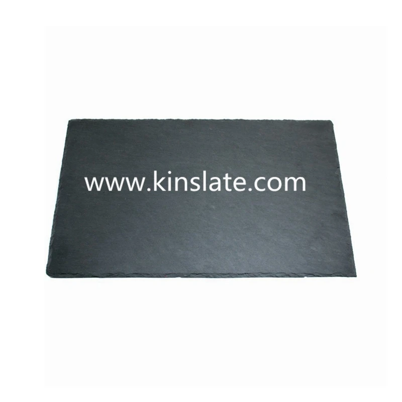 natural rectangular slate stone cheese  cutting board