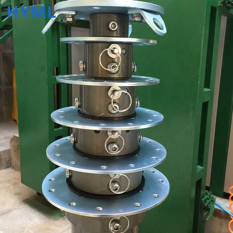 telescopic mast for mobile Communication, camera and lighting