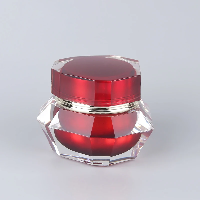 Cosmetic containers with lids empty plastic cream jars for cosmetic
