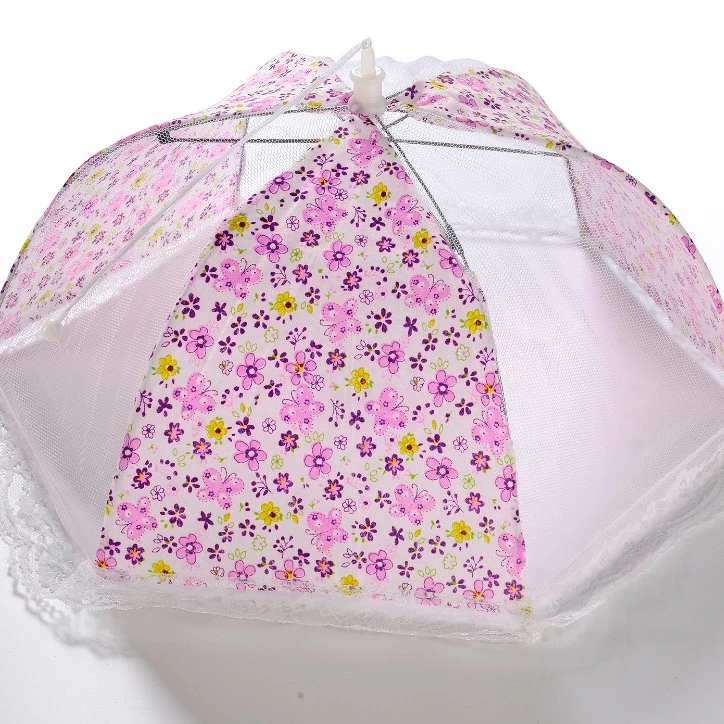 Home Kitchen Outdoor Decorative Fly Net Round  Mesh Table Food Cover Tent