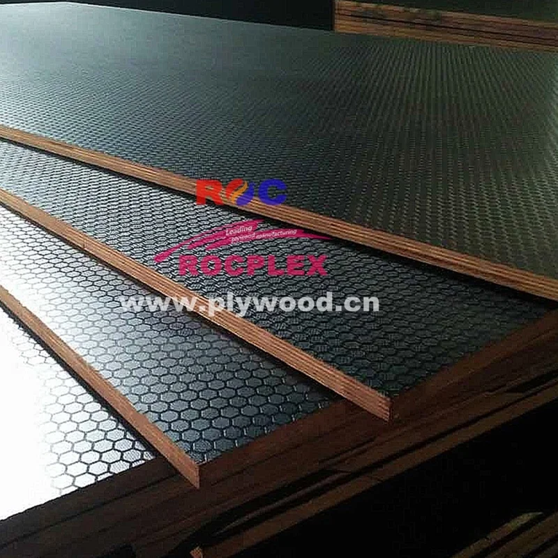 21mm anti-slip film faced plywood hardcore ,18mm anti-skid film faced plywood waterproof 2500x1250
