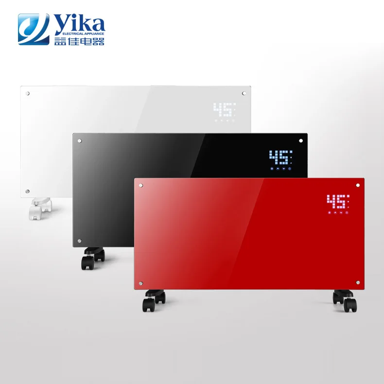 electric wall mounted glass panel heater convector heater 2kw