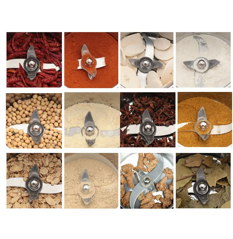 1500g Spice Grinding Machines Professional Electric Spice Grinder Manual Coffee Grinder/soybean Grinder/bean Disintegrator