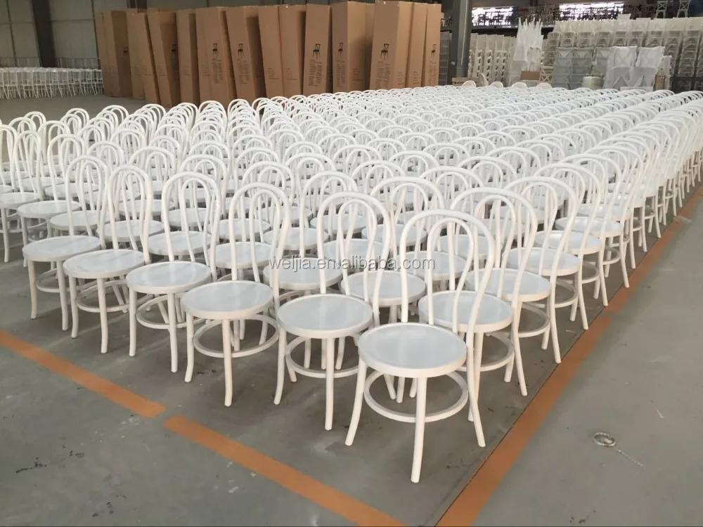 Commercial Stackable White/brown Colour Bentwood Thonet Chair ballroom Dining Chair Top Best Quality For Sale