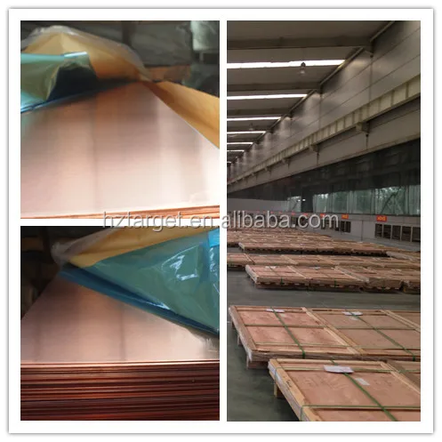 High Quality C1100 Copper Plate For electronics