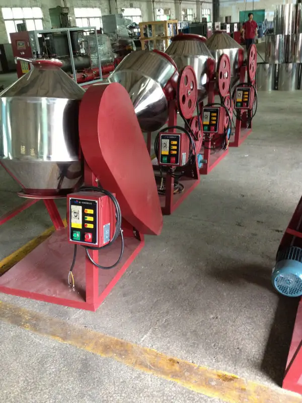 
Rotary mixer for dry plastic powder mix 