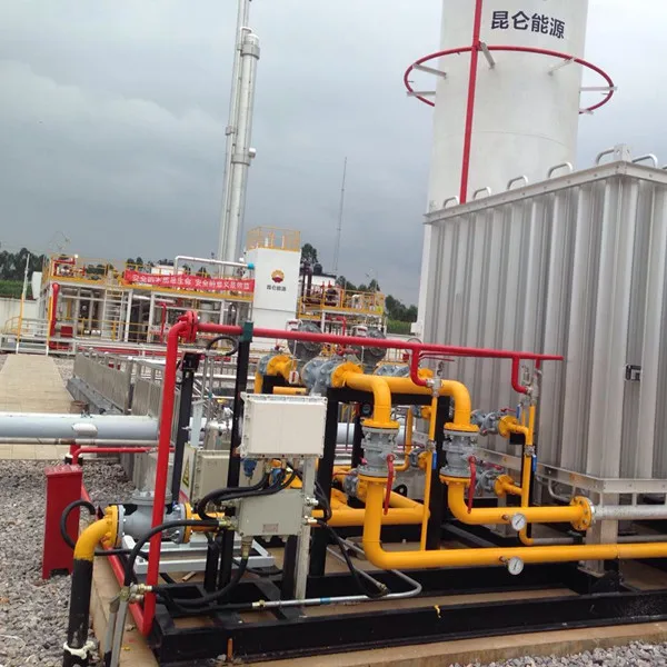 LNG gas liquefaction plant