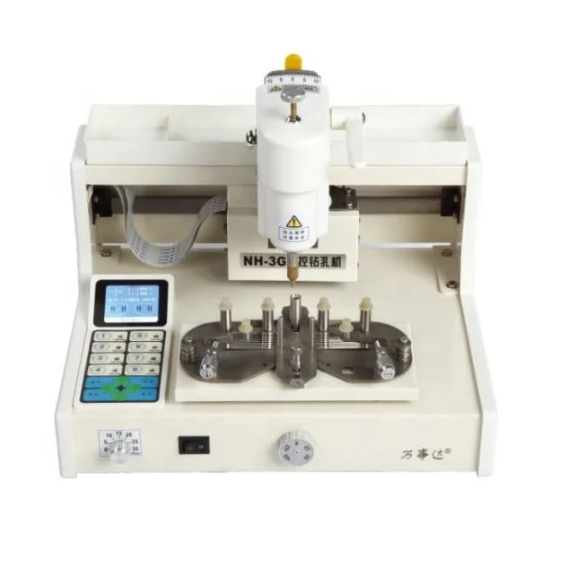 NH-3GS Optician Automatic Digital Drilling Machine rimless drilling machine for glasses shop