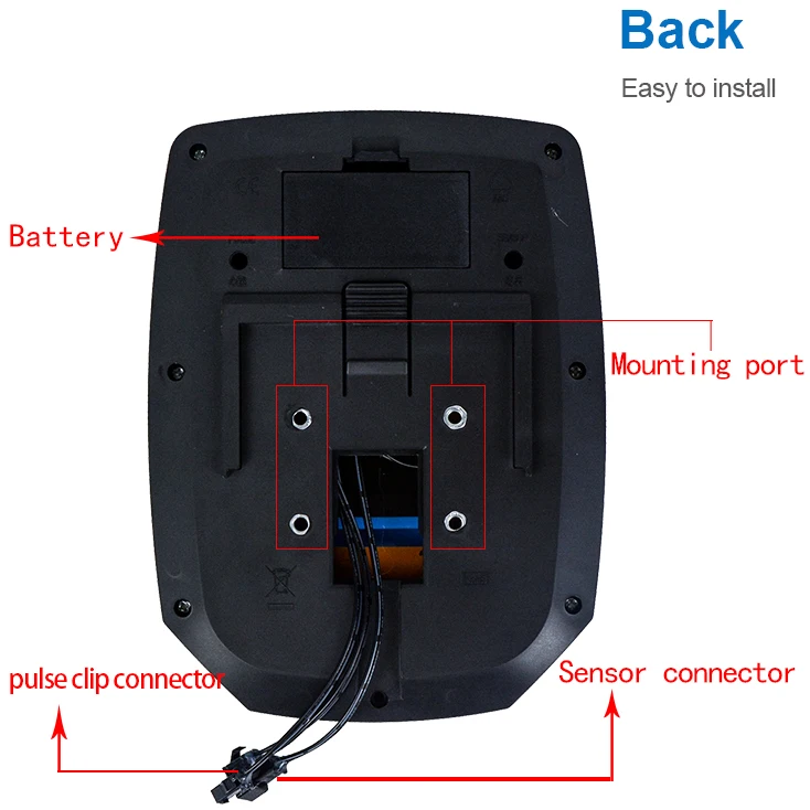 electrical fitness meter Ellipticals speedometer exercise bike counter meter spin bike monitor LCD console display speed Time