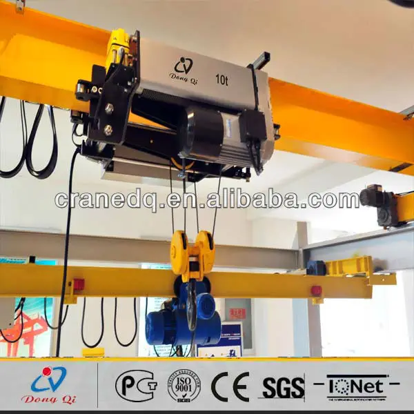 high quality cheap price european model crab lift machine  low noise wire rope electric crane hoist winch