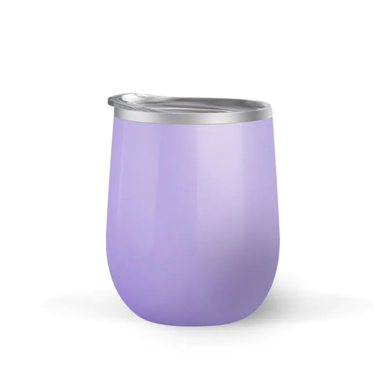 12oz Hot products 18oz double wall stainless steel drinking glass stemless metal wine cup