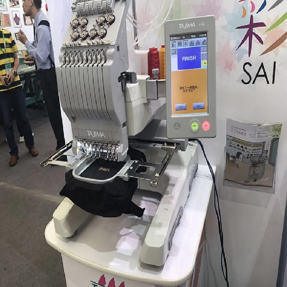 TAJIMA brand single-head eight-needle industrial computerized embroidery sewing machine
