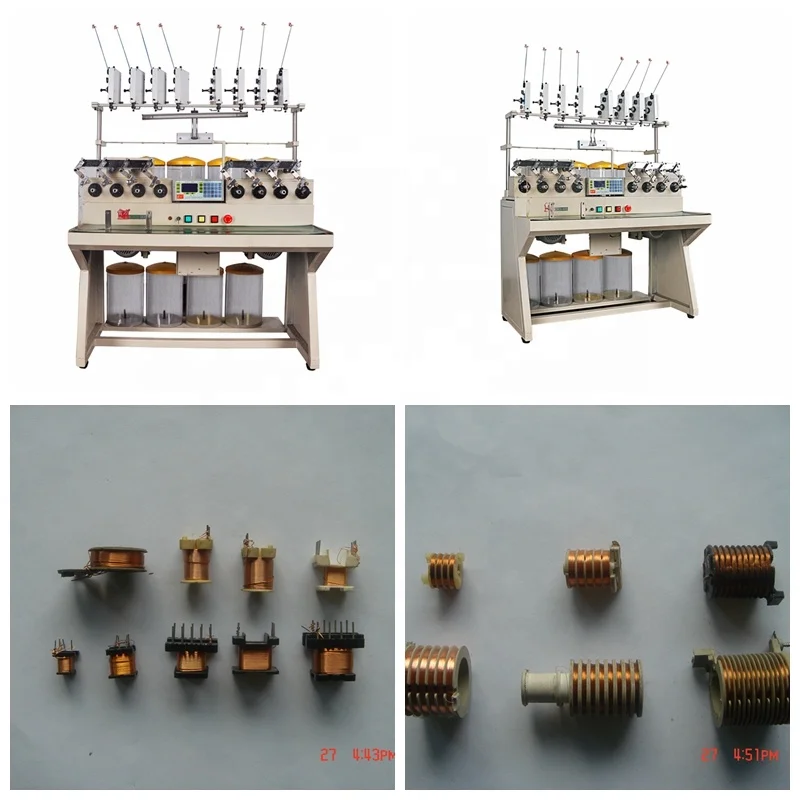 Горячая продажа MCSH26-80 8 шпиндельных пластиковых катушки обмотки машины