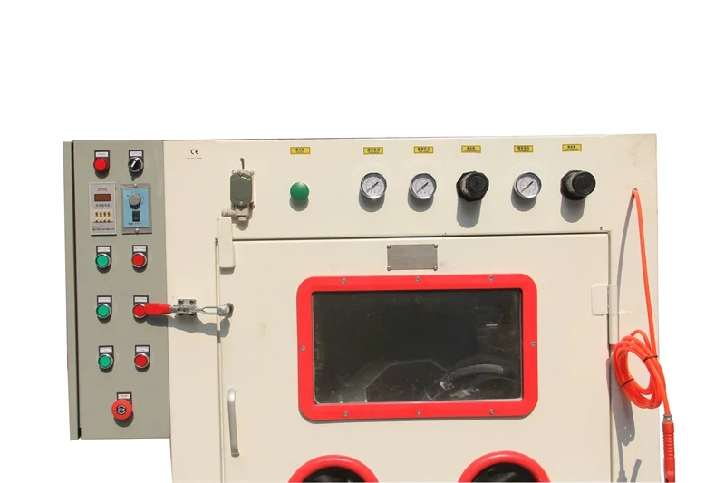 
auto small carbide nozzle sand blasting machine 