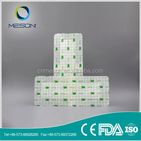 Free sample breathable transparent surgical medical polyurethane film dressing
