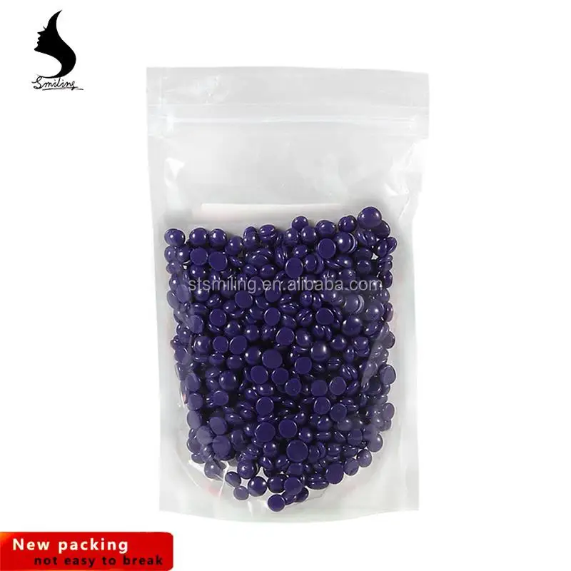 
100g Depilatory Wax Pellet Hot Film Hard Wax Beans Female Hair Removal No Strip Plainess Hard Wax 