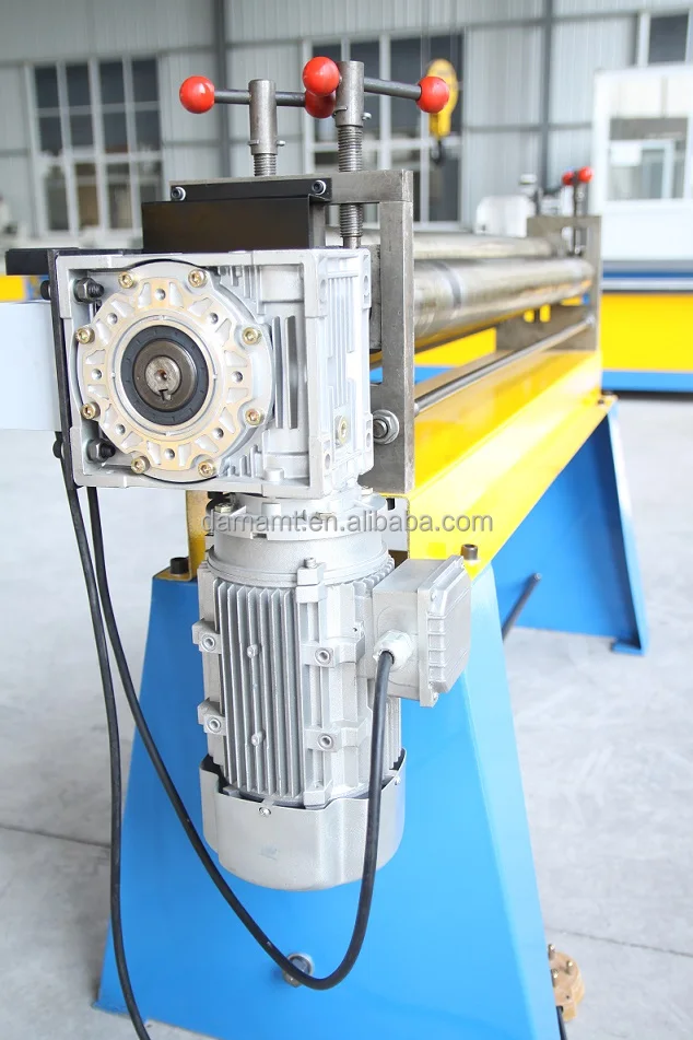 Instock HVAC duct making equipment electric slip roll machine , small rolling machine sheet metal bender