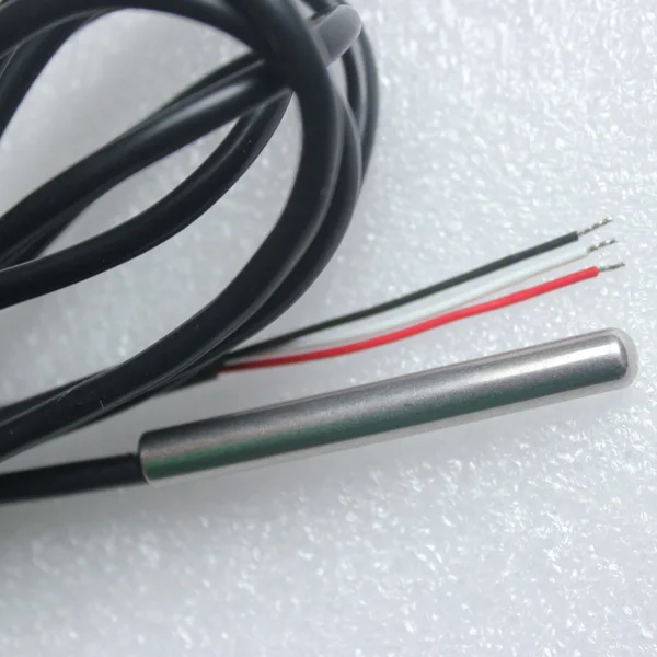 Silicon cable 3 wire fish tank temperature probe