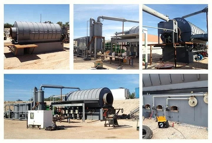 
Tyre Pyrolysis Machine processing of car tires rubber TO Fuel Oil 