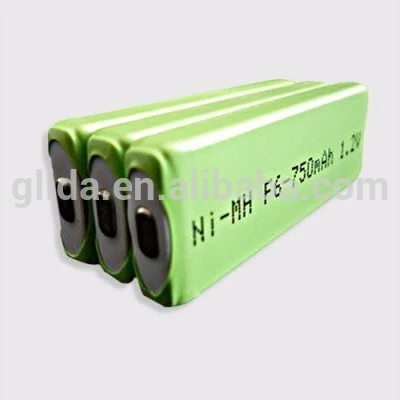 Ni-MH Prismatic Battery F6 750mAh Manufacturer with CE,ROHS, certificates