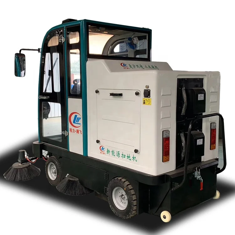Indoor/Outdoor electric road sweeper machine