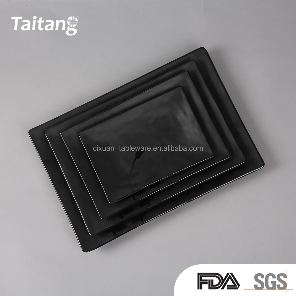 Melamine rectangular unbreakable dinner plate