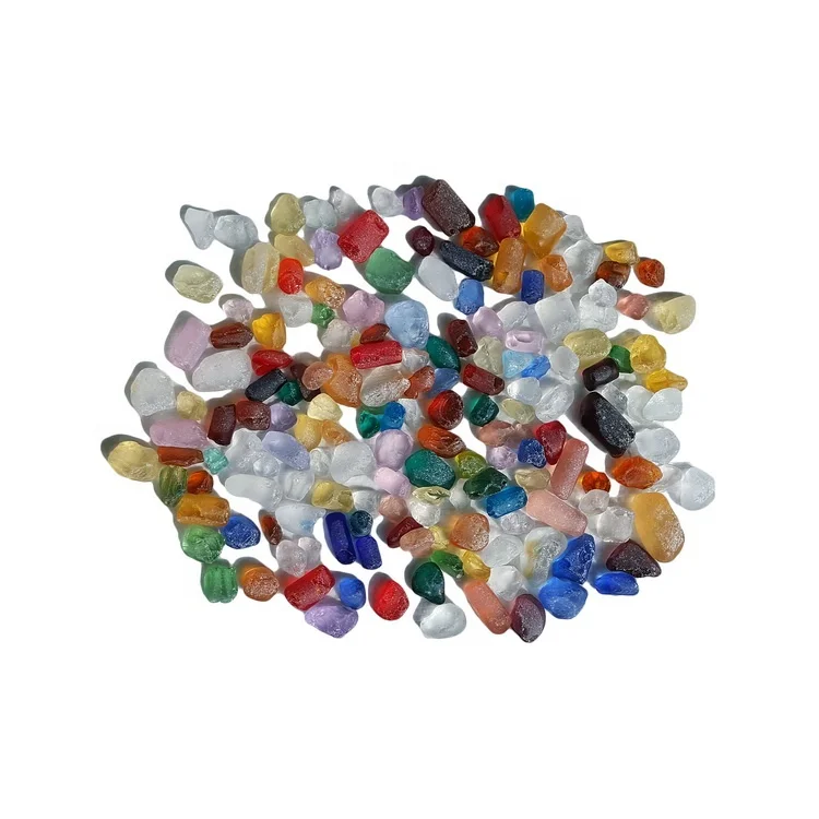 
Decorative Glass Aquarium Crystal Gravel Stone Aquarium Accessories  (60644179577)