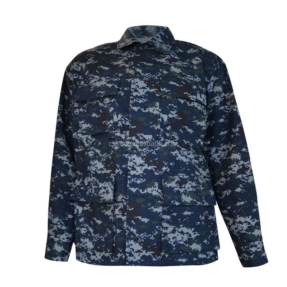 Digital Navy Marine Camouflage BDU Army Military Uniform