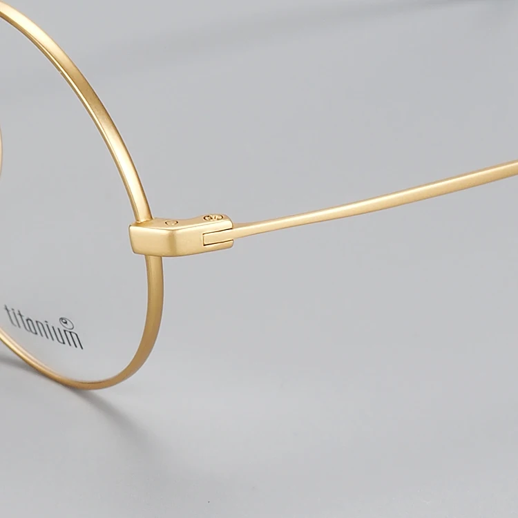italy design fashion titanium optical eyeglass business round frames china factory wholesale myopia prescription eyewear