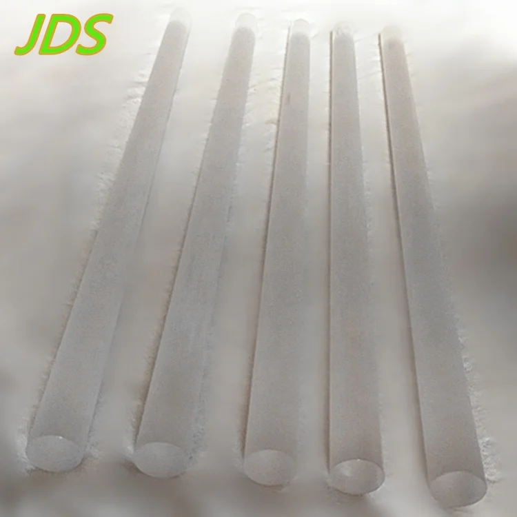 Big sapphire optical rod lens