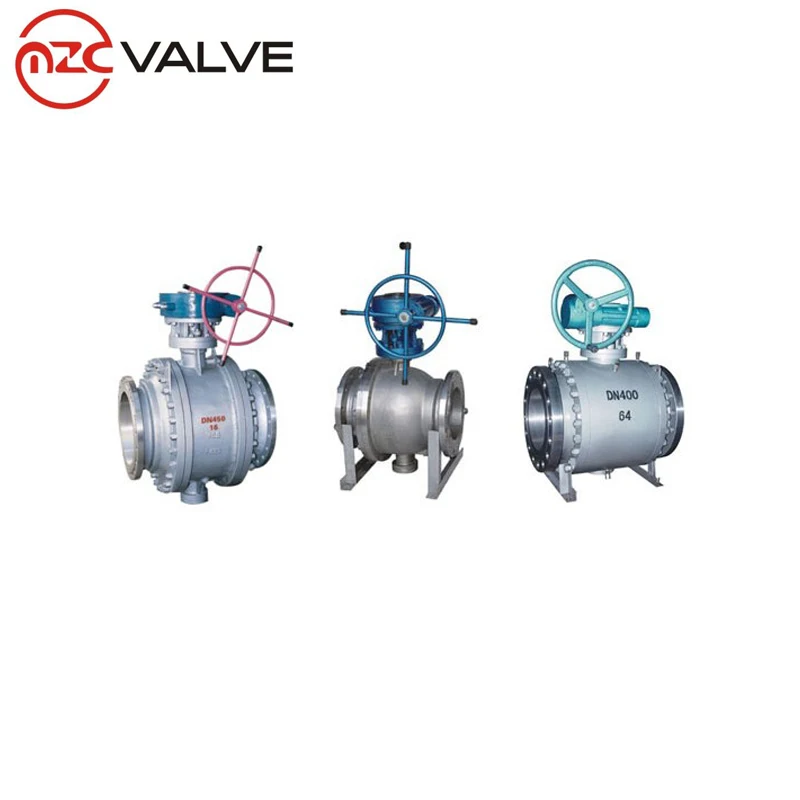 Flanged Carbon Steel Wcb Trunnion Mounted Ball Valve