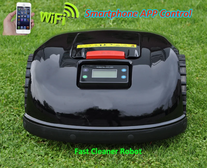 
Newest and Best 5th Generation Gyroscope Robot lawn mower E1600T with Smartphone App control, 13.2AH Li-ion battery 