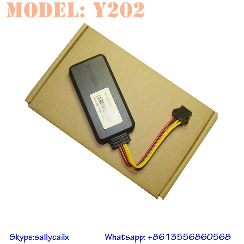Y202 gps motorcycle tracking device with internal antenna battery fuel engine cut off