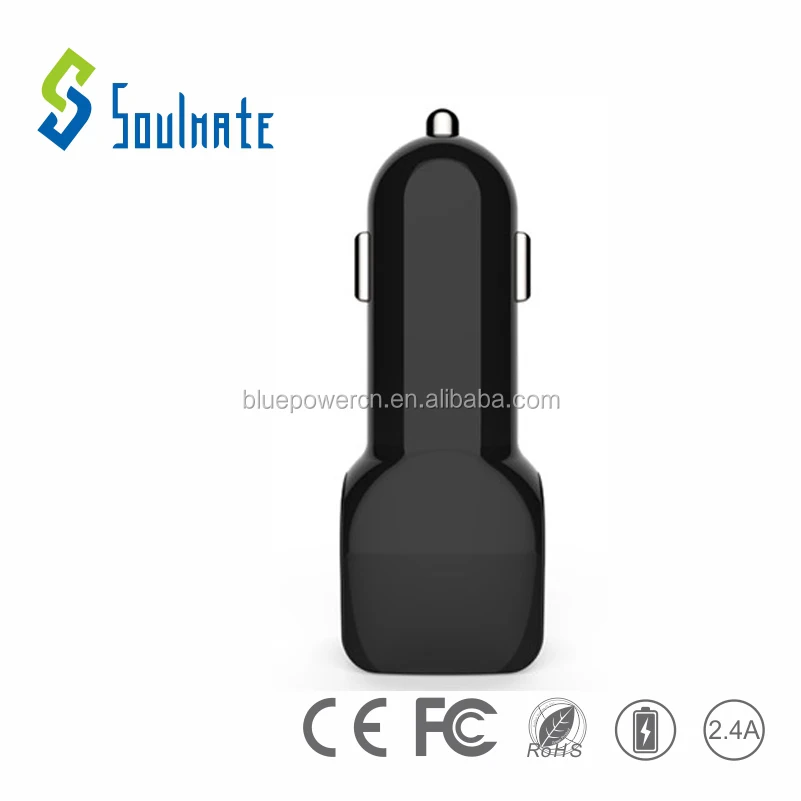 оптом портативный двойная светодиодная USB Автомобильное зарядное устройство для вашего смартфона